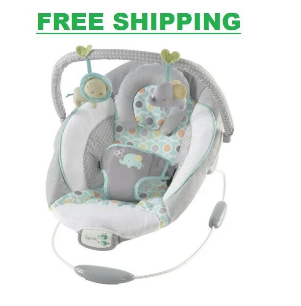 Baby Cradling Bouncer Musical Vibration Rocker Seat Infant Toddler Chair Swing