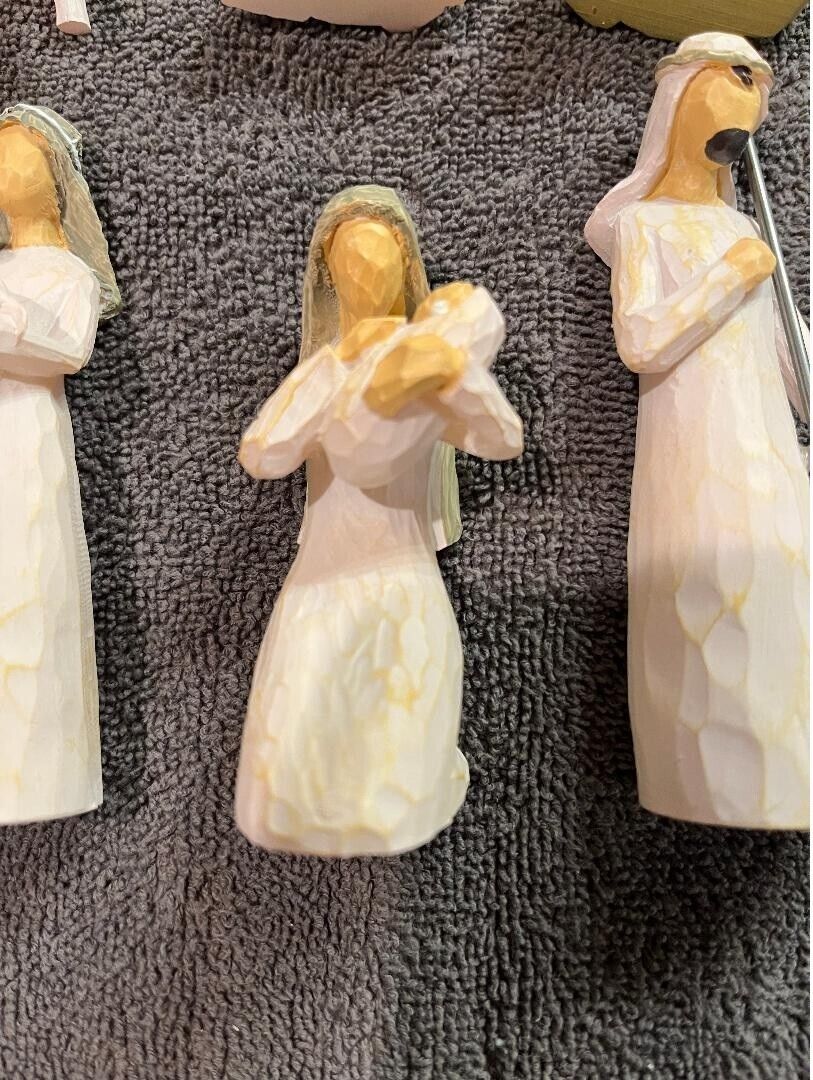 Willow Tree Nativity, Sculpted Hand-Painted Nativity Figures, 6-Piece Set