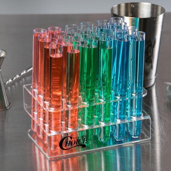 1000 CASE Clear Test Tube Shooter Bomb Disposable Shot Glass Plastic TUBES ONLY