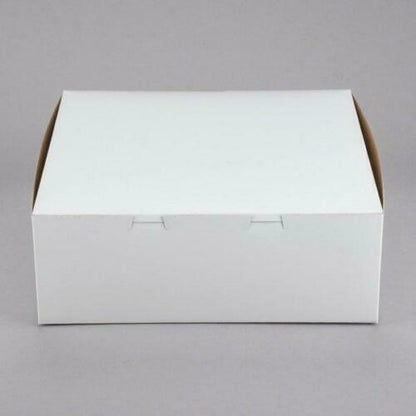 50 Bundle 14 x 14 x 6 Inches Classic White Square Cake Bakery Disposable Box