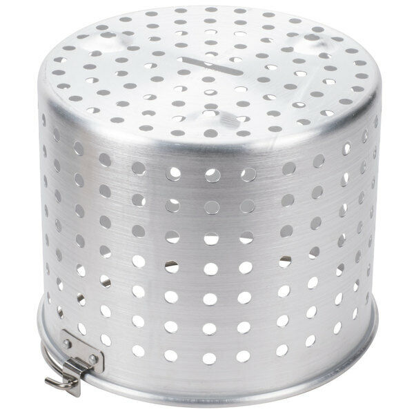 20 Qt. Round Commercial Silver Aluminum Stock Pot Steamer Basket Durable New