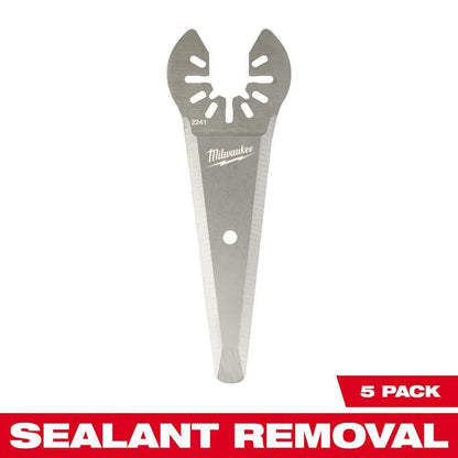 3 In. Stainless Steel Tapered Sealant Cutting Multi-tool Oscillating Blade