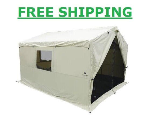 12' x 10' Outdoor Wall Tent with Stove Jack Camping, Sleeping Capacity 6 NEW