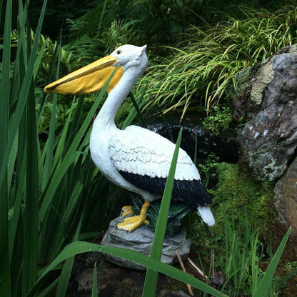 HOMESTYLES Pelican Statue 20 inch Beach Collectible Free Standing Outdoor Resin