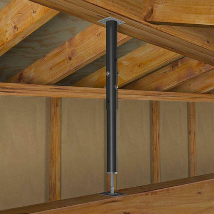 4' 7" Jack Post - Adjustable Floor Joist Beam Galvanized Support Basement Stand