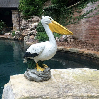 HOMESTYLES Pelican Statue 20 inch Beach Collectible Free Standing Outdoor Resin