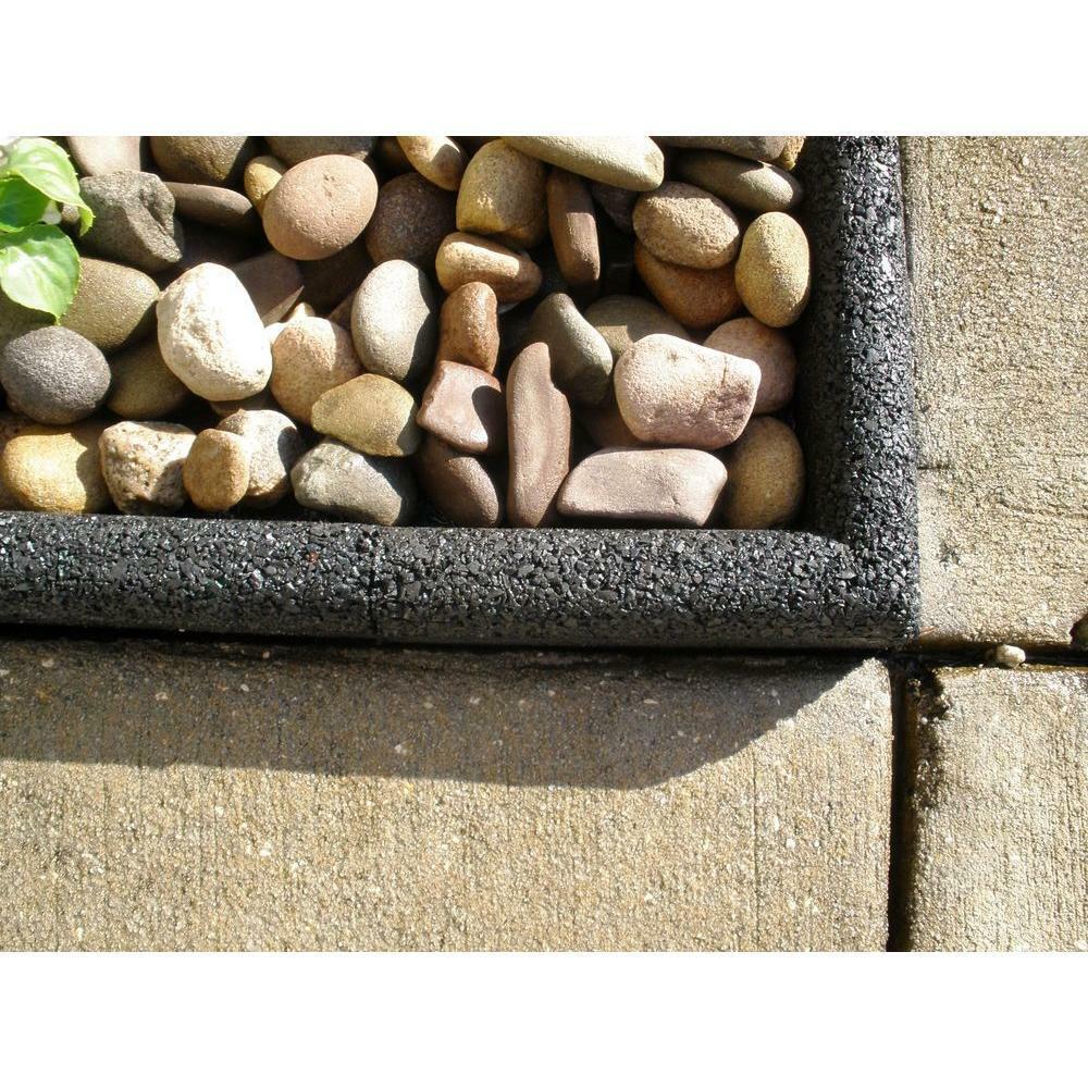 Vigoro Landscape Edging Eco Border Rubber Sturdy Flexible 4 ft Black 6 Pack New