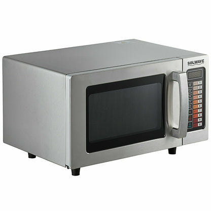 New Solwave Electric Commercial Microwave Oven Restaurant Equipment Push Button