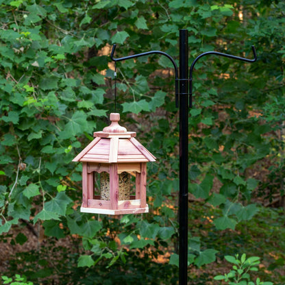 Pennington Cedar Gazebo Wild Bird Feeder, 3 Lb. Hopper Capacity