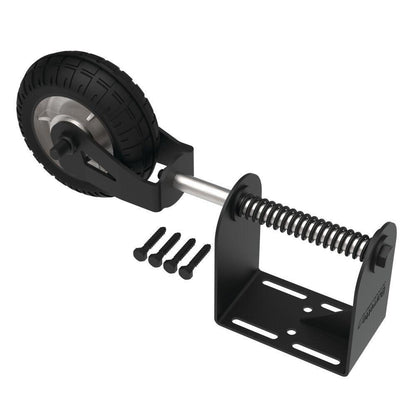 Heavy-duty Gate Wheel | Steel Spring Loaded Hardware Fence Swivel Caster Heavy