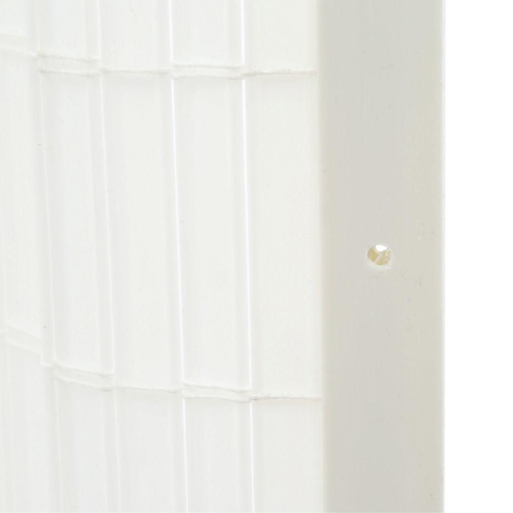 Horizon 32 in. x 80 in. White Vinyl Accordion Door with Hardware Trims Easily