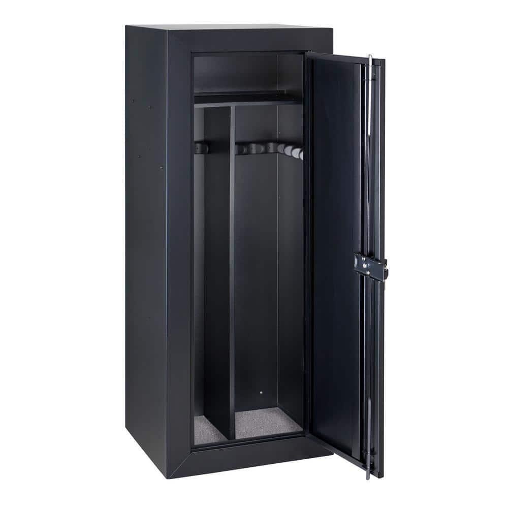 18 Gun Security Cabinet Stack on Rifle Safe Storage Locker Shotgun Firearm Lock