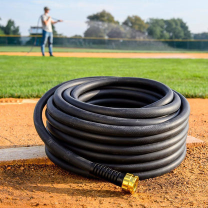 Maxlite 3/4 In. X 50 Ft. Heavy-Duty Premium Rubber plus Water Hose