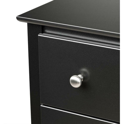 Sonoma 2-Drawer Black Nightstand Night Stand Bedside End Table Bed Side Storage