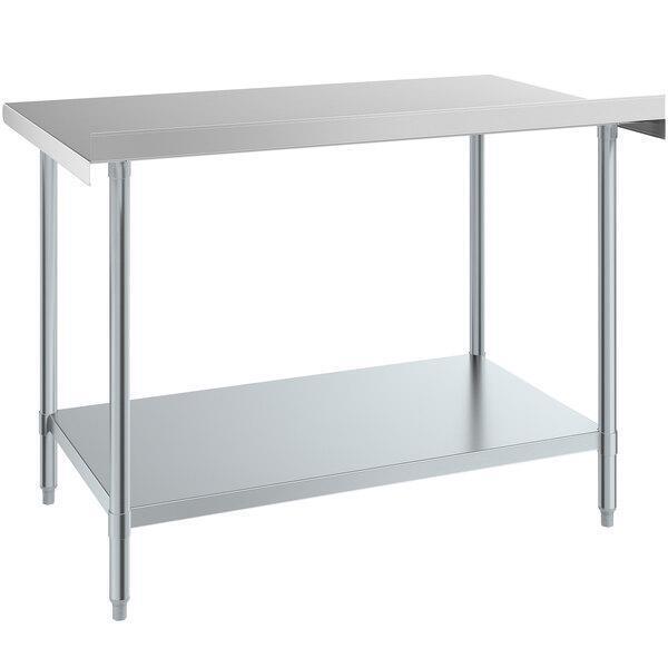 Commercial 30" x 48" Stainless Steel Work Prep Table With 2" Upturn Kitchen NSF