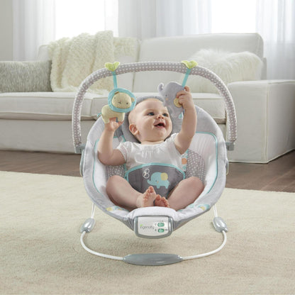 Baby Cradling Bouncer Musical Vibration Rocker Seat Infant Toddler Chair Swing