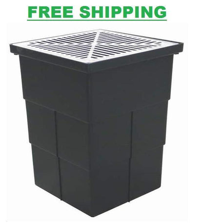 18 in. x 14 in. Storm Water Pit and Catch Basin for Modular Trench and Channel