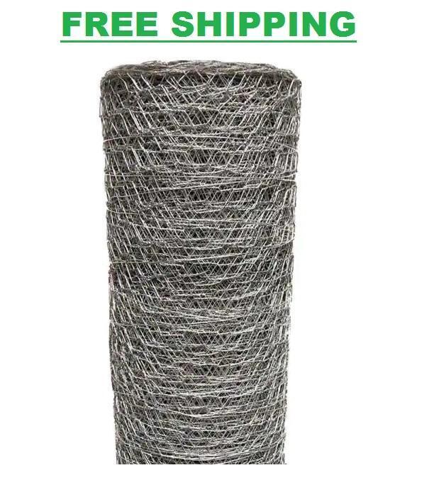 Poultry Netting 2 in x 4 x 150 ft. Wire Metal Chicken Mesh Garden Plant Fence