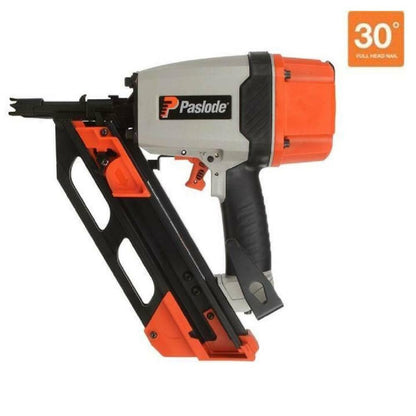 Paslode Framing Nailer Pneumatic Air Nail Gun 3-1/4 in. 30° Compact Lightweight