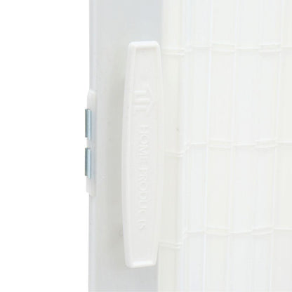 Horizon 32 in. x 80 in. White Vinyl Accordion Door with Hardware Trims Easily