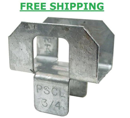 PSCL 3/4 In 20-Gauge Galvanized Panel Sheathing Clip (250-Qty) No Nails Required