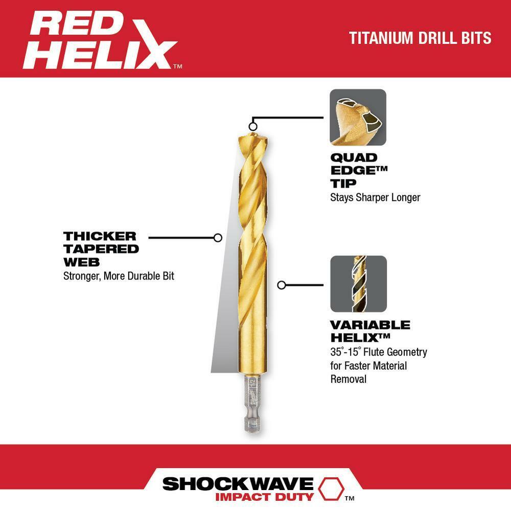 Milwaukee SHOCKWAVE IMPACT DUTY Titanium Drill Bit Set (23-Piece)