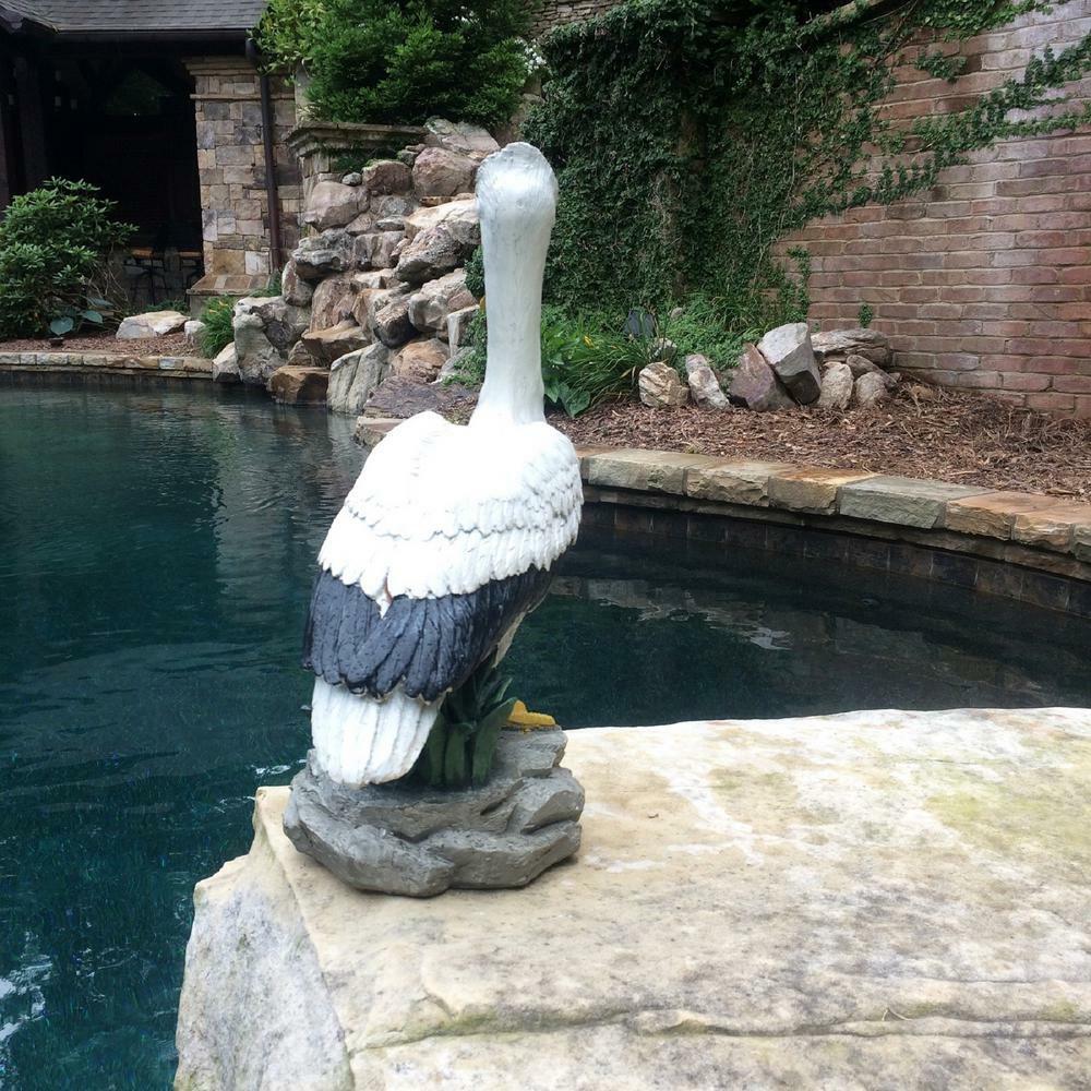 HOMESTYLES Pelican Statue 20 inch Beach Collectible Free Standing Outdoor Resin