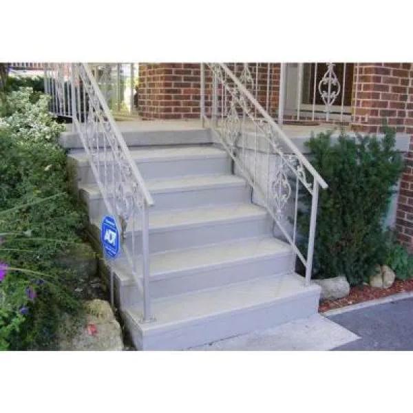 Anti-Slip Stair Tread 48 in. Grey Step Cover Protect Outdoor Porch Patio Stairs