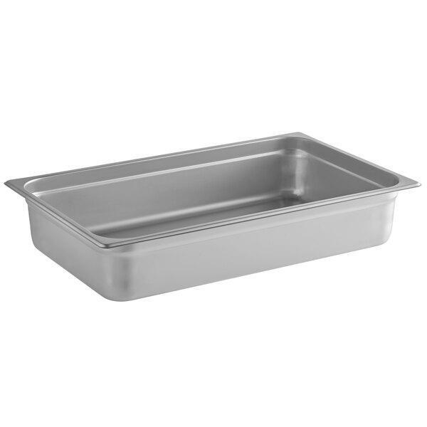 Commercial Kitchen Full-Size 4" Deep Stainless Steel Steam Prep Table Food Pan