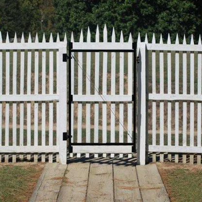 3 Rail Wood Fence Gate Frame Kit Contractor Series Adjustable 60/36-60in Rustic