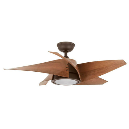 42 in. LED Espresso Bronze Ceiling Fan with Remote Control Indoor/Outdoor