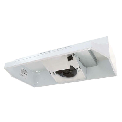 Ductless Under Cabinet Range Hood Incandescent Light 30 Inch 2 Fan Speed White