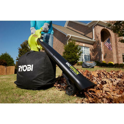 RYOBI Leaf Vacuum/Mulcher 40-Volt Lithium-Ion Cordless Battery/Charger Included