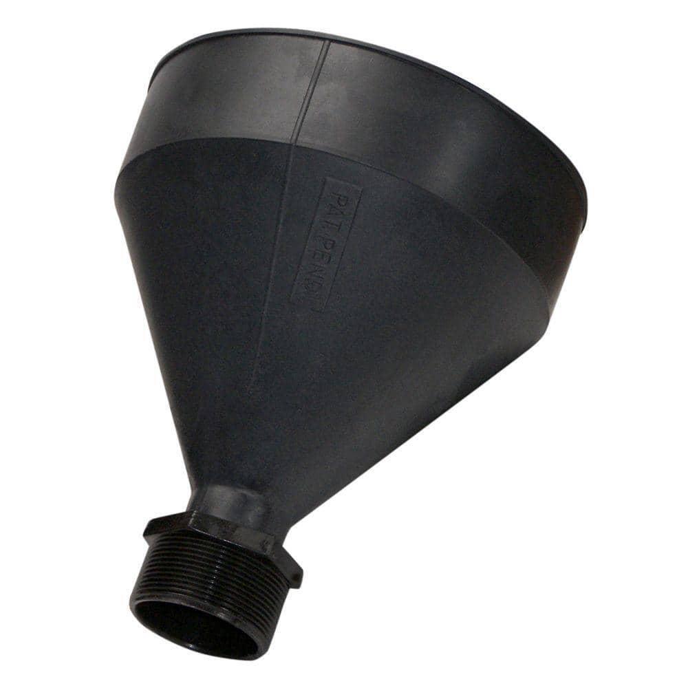 55 Gallon Barrel Funnel Threaded Drum W/ 2 Inch Bung Opening 3 Quart Black NEW